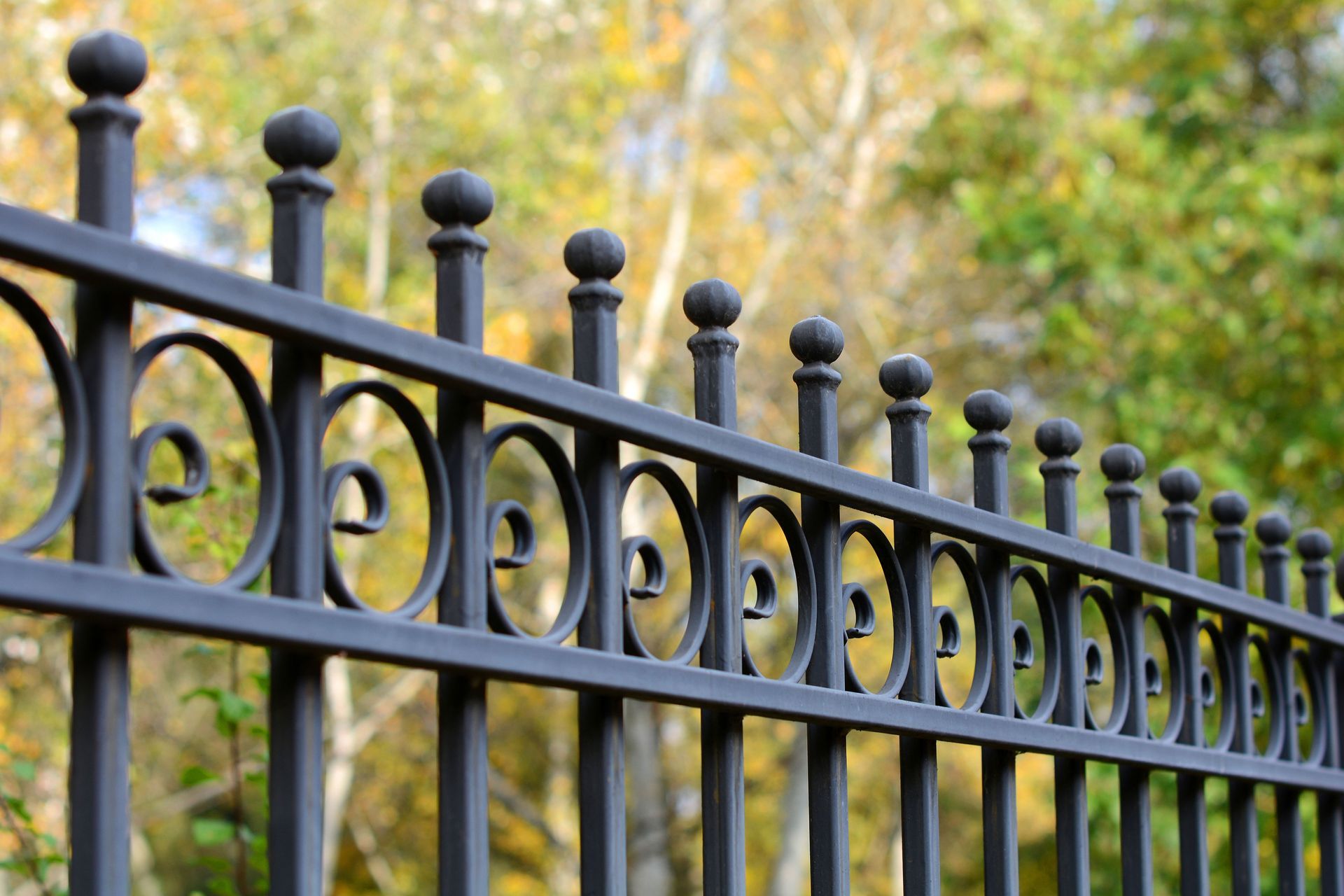 Iron deck guardrails