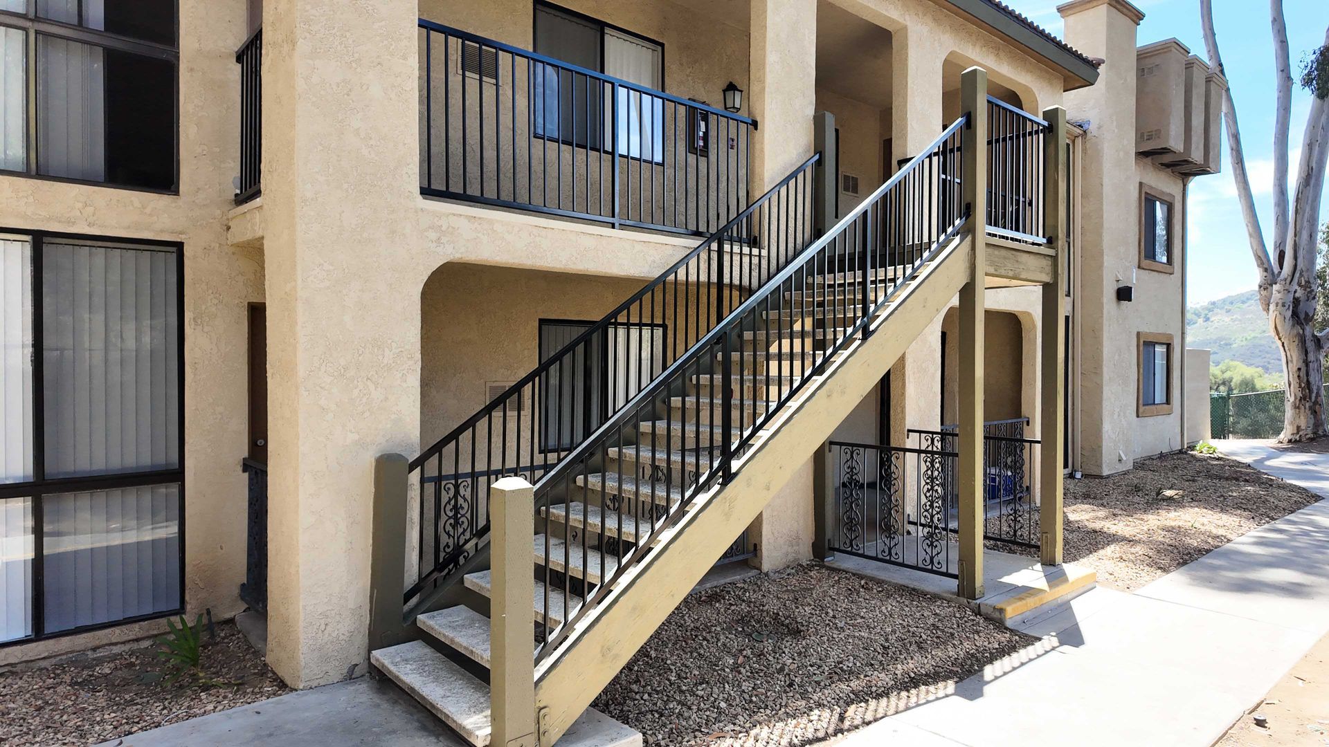 Commercial balcony railing fabrication